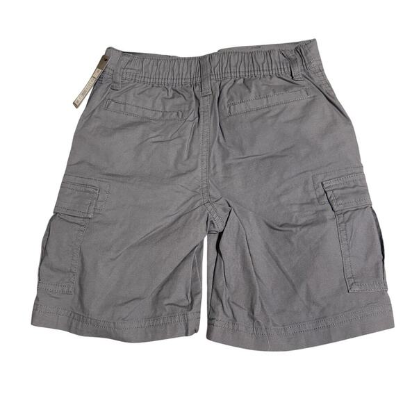 NWT art class Size Small 6/7 Boy Kid Gray Cargo Pockets Shorts Elastic Cotton - Picture 3 of 4